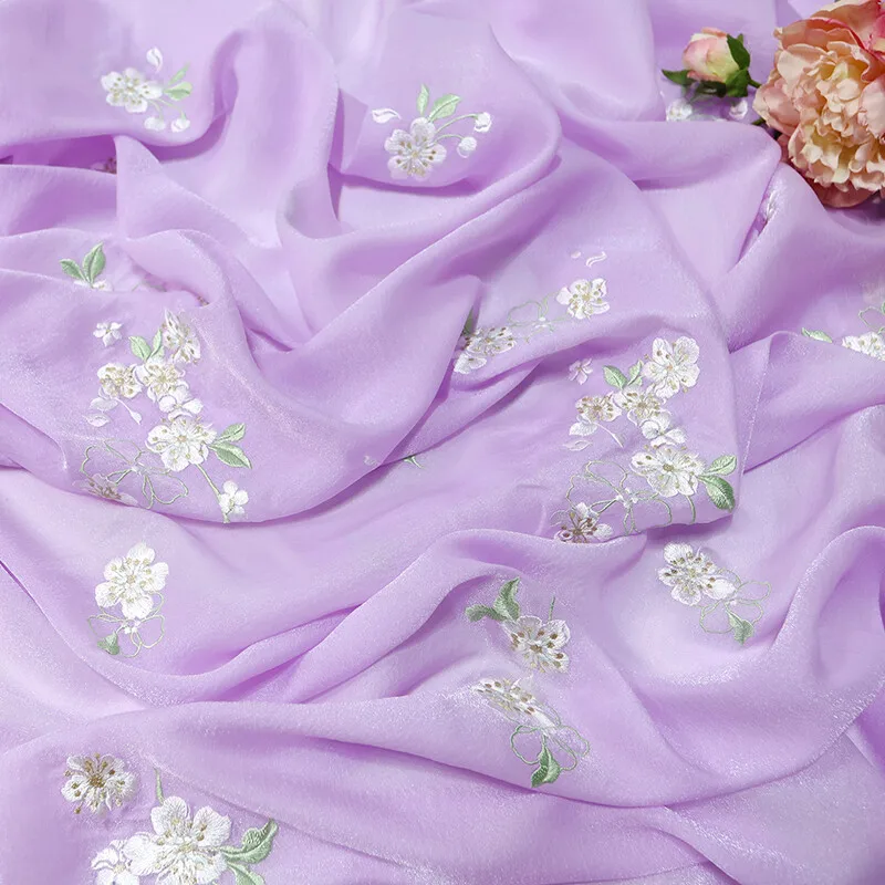 1m Flower Pear Blossoms Cloth  - Sewing Batik Fabric 评论和价格