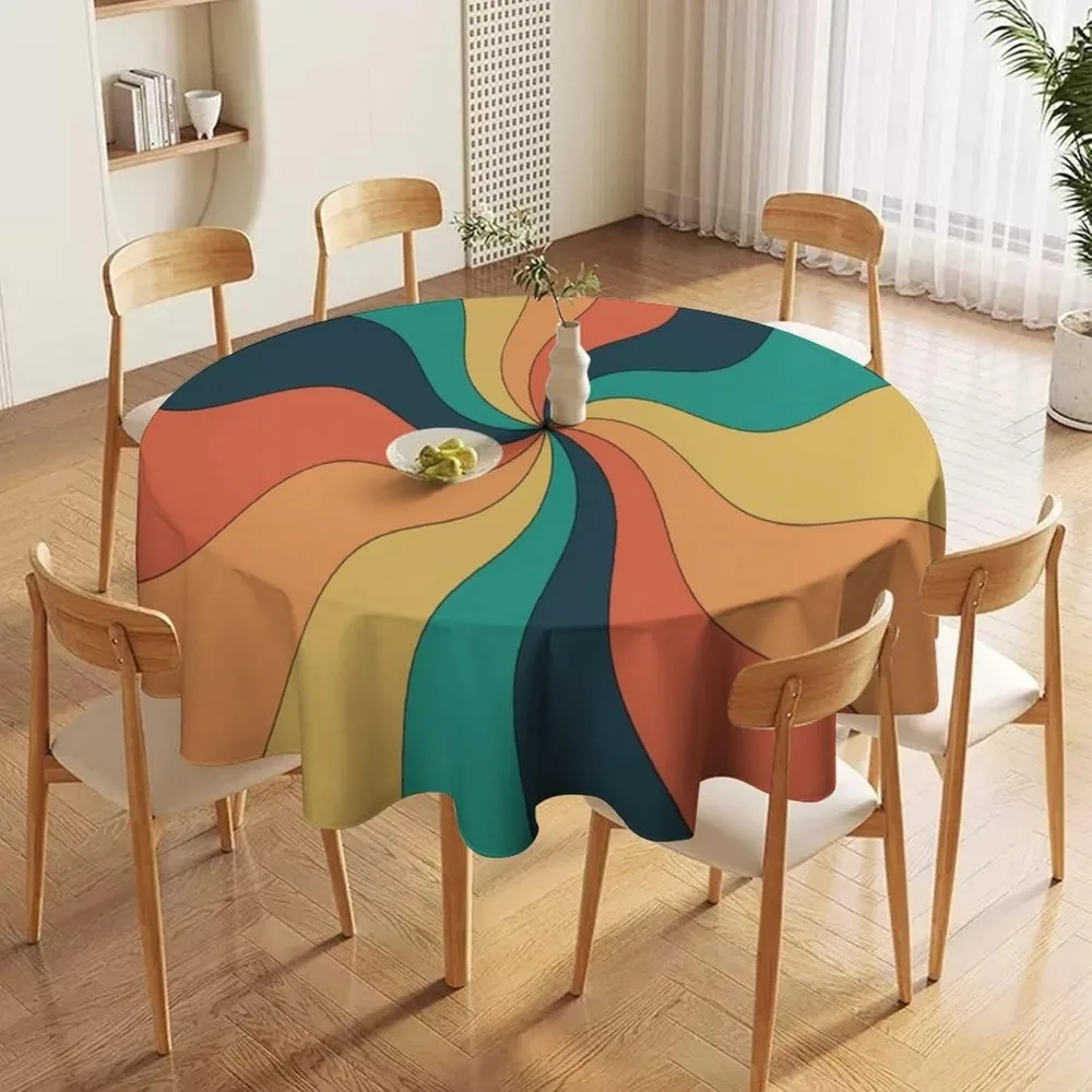 Retro Groovy Swirl Round Table - Century Textile & Sewing Supply Avenue C North Saskatoon Sk 评论和价格